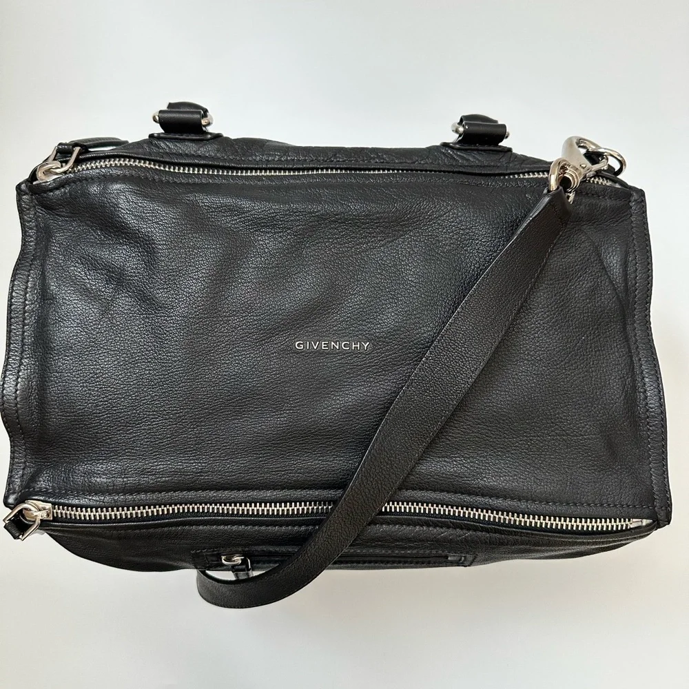 Givenchy leather Pandora Large, Black, Pre owned - Picture 1 of 11